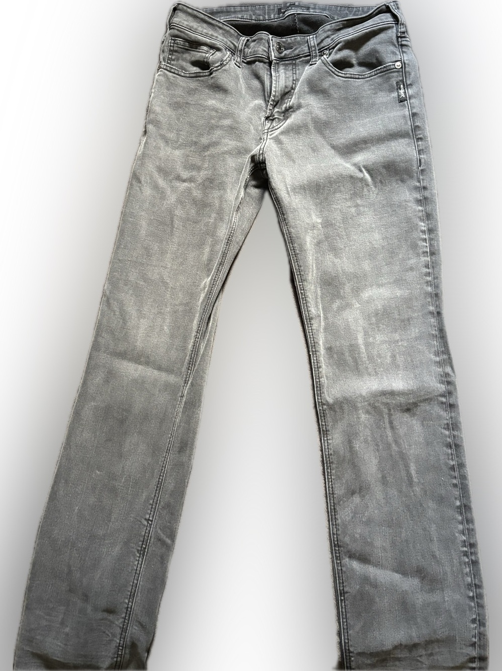 Silver Jeans Straight Leg Women's Gray Denim Jeans